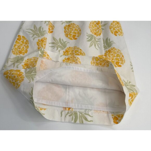 Brooks Brothers Pineapple Print Sheath Dress Womens 2 Summer Brunch Business NEW - Picture 3 of 11